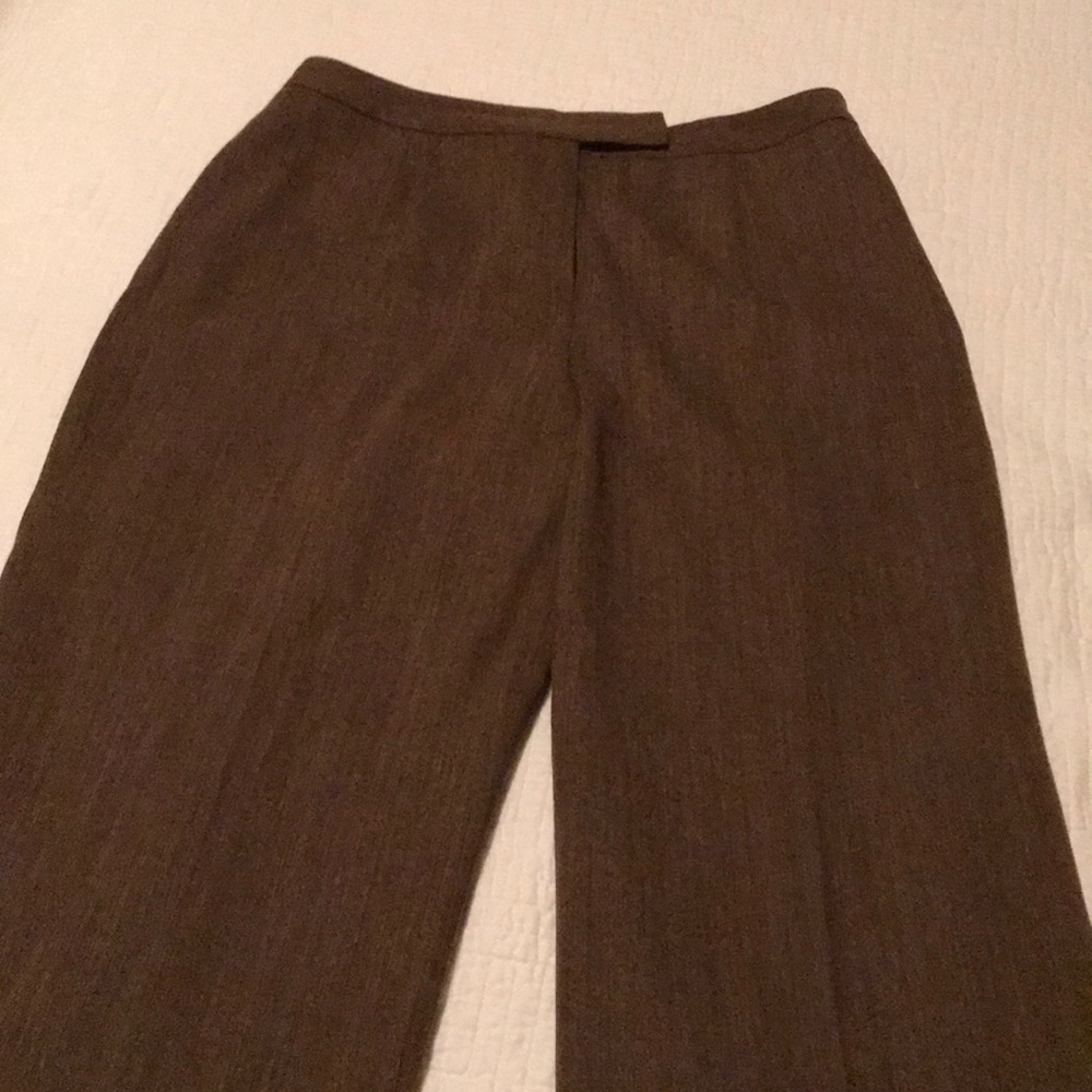 Wide leg slacks, size 12, brown Anne Taylor Loft